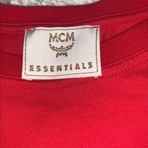 VTG MCM Logo Tee in red, Large*